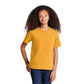 port & company youth core cotton tee gold