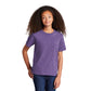 port & company youth core cotton tee heather purple