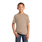 port & company youth core cotton tee sand