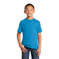 port & company youth core cotton tee sapphire