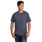 port & company core cotton tee heather navy