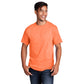 port & company core cotton tee neon orange