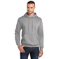 port & company tall core fleece hoodie athletic heather grey