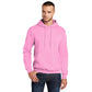 port & company core fleece hoodie candy pink