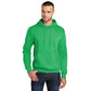 port & company core fleece hoodie clover green