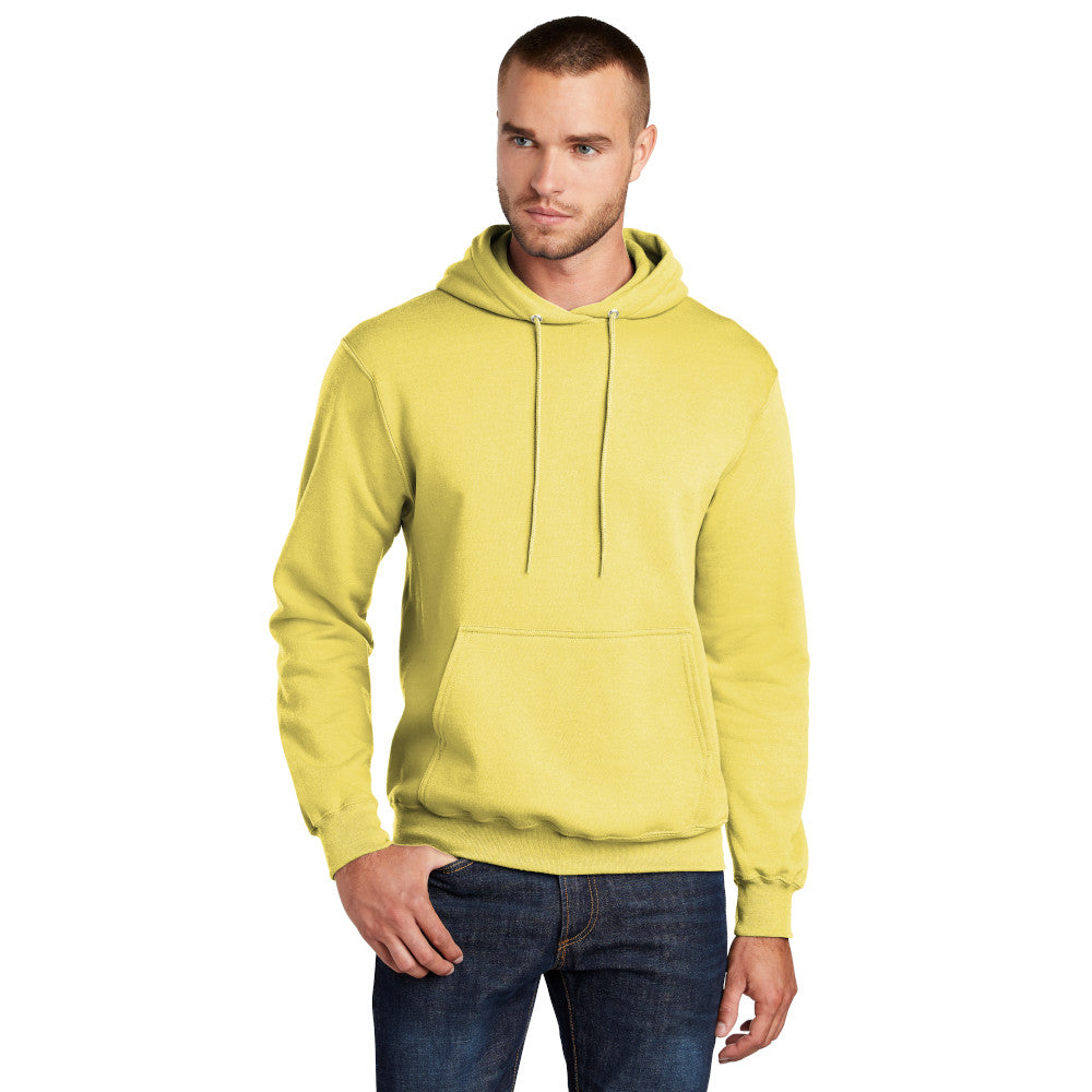port & company core fleece hoodie yellow