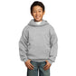 port & company youth fleece hoodie ash grey