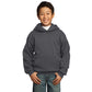 port & company youth fleece hoodie charcoal grey