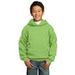 port & company youth fleece hoodie lime green