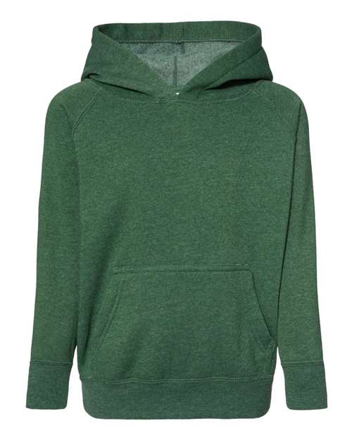 independent trading co toddler blend raglan hoodie moss green