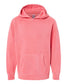 independent trading co youth pigment-dyed hoodie pink