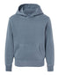independent trading co youth pigment-dyed hoodie slate blue