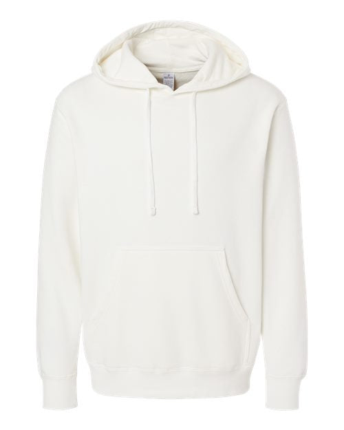 independent trading co pigment-dyed hooded sweatshirt prepared 4 dye white