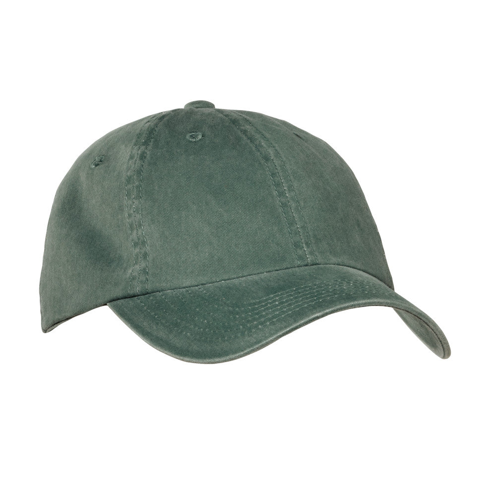 port authority garment washed cap green