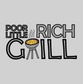 poor little rich grill schitts creek DTG design graphic