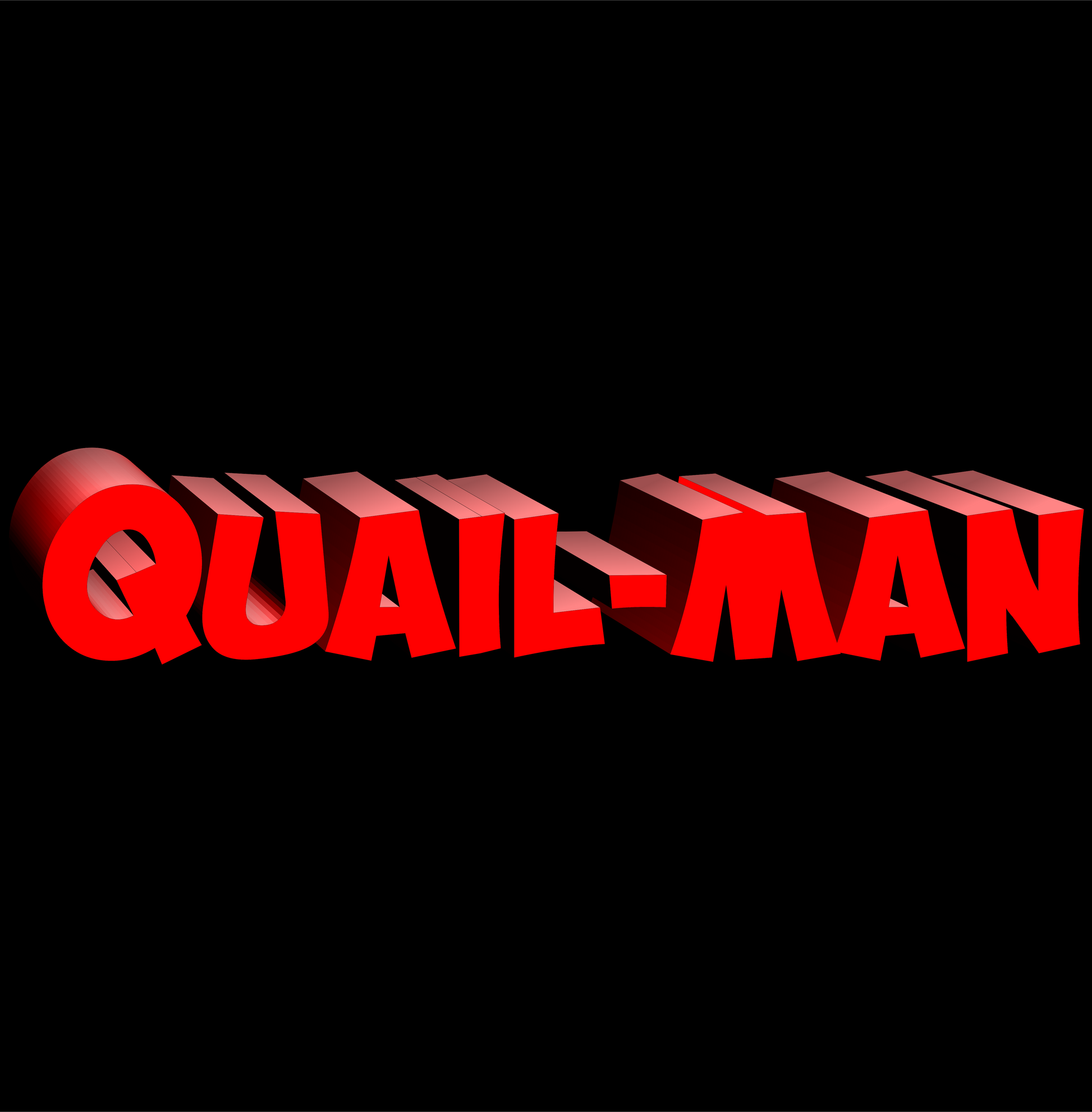 doug quail-man nickelodeon DTG design graphic back