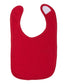 rabbit skins infant premium jersey bib red