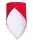rabbit skins infant premium jersey bandana bib red white