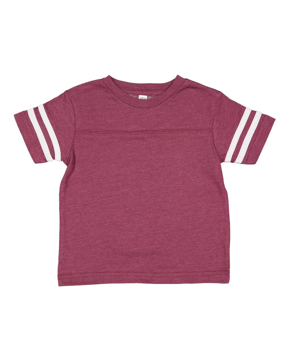 rabbit skins toddler football jersey tee vintage burgundy white