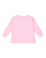rabbit skins toddler long sleeve cotton jersey tee pink