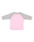 rabbit skins toddler baseball jersey tee pink vintage heather grey