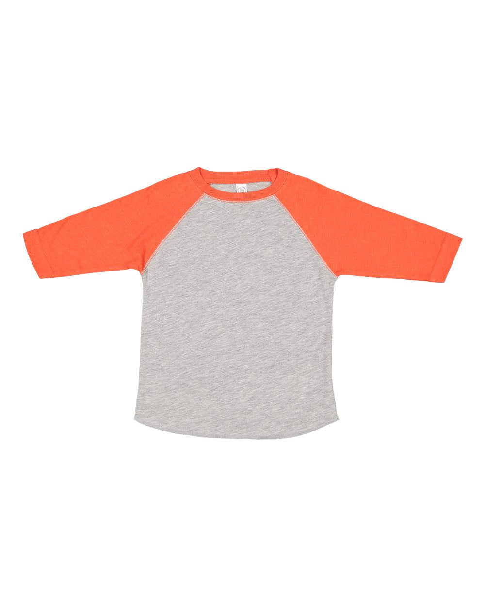 rabbit skins toddler baseball jersey tee vintage heather vintage orange