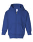 rabbit skins toddler full-zip fleece hoodie royal blue