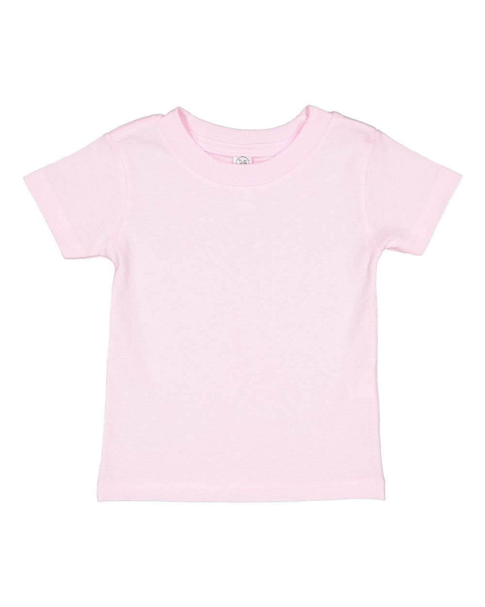rabbit skins infant cotton jersey tee ballerina pink