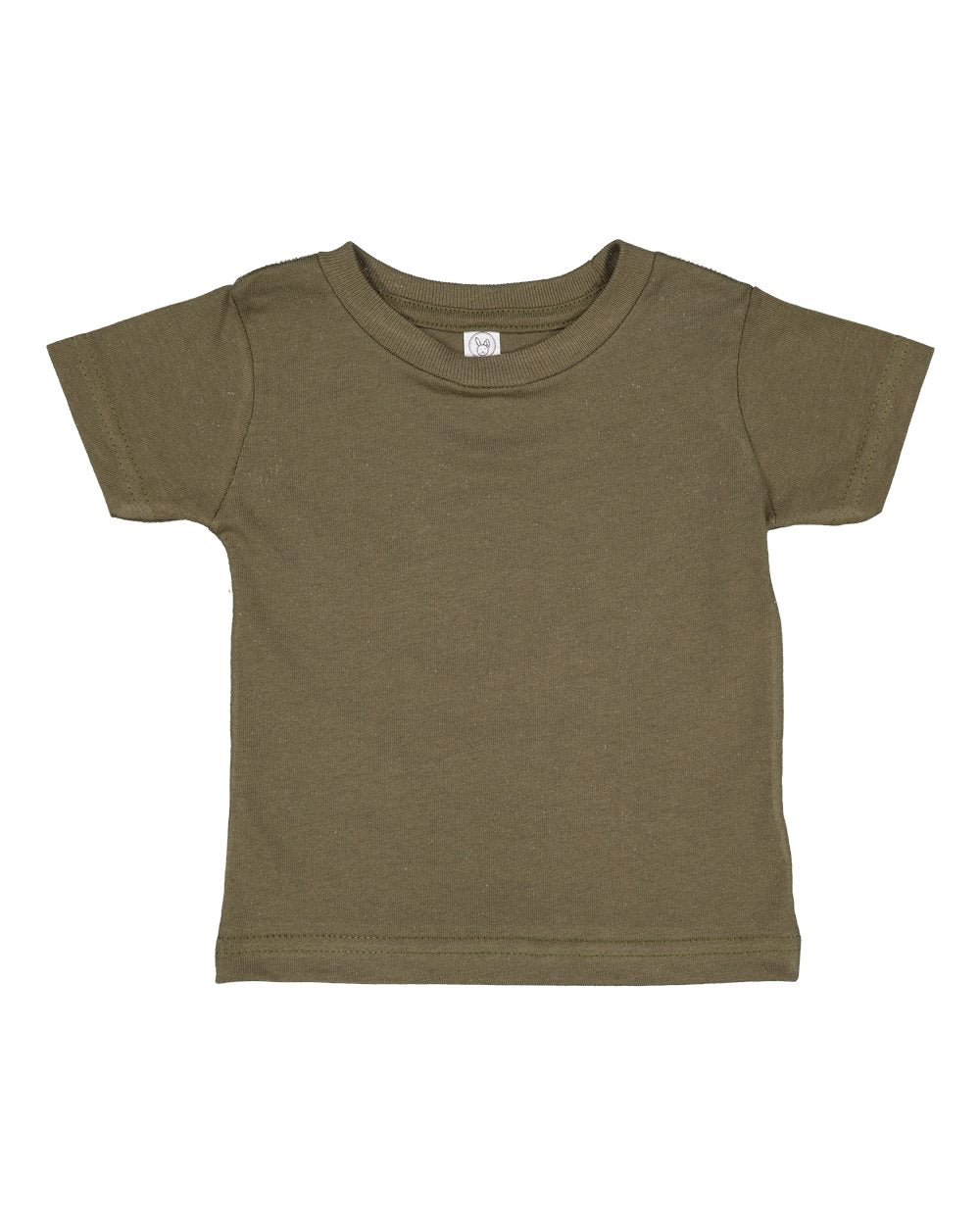 rabbit skins infant cotton jersey tee military green