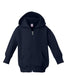 rabbit skins infant full zip fleece hoodie navy