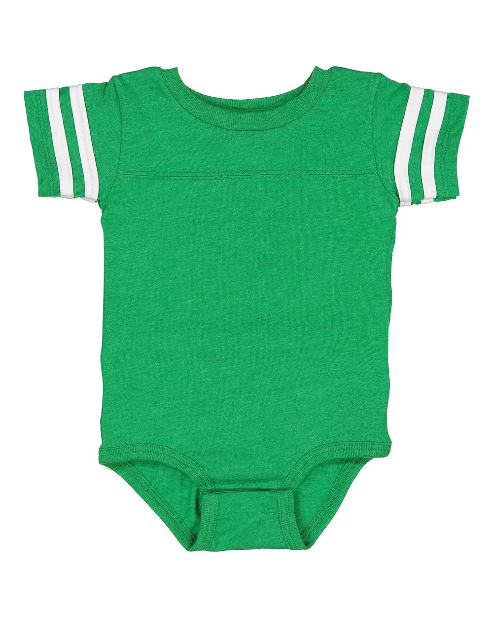 rabbit skins infant football jersey bodysuit vintage green white