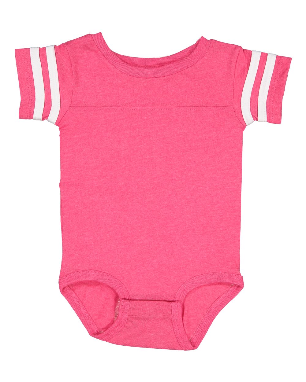 rabbit skins infant football jersey bodysuit vintage hot pink white