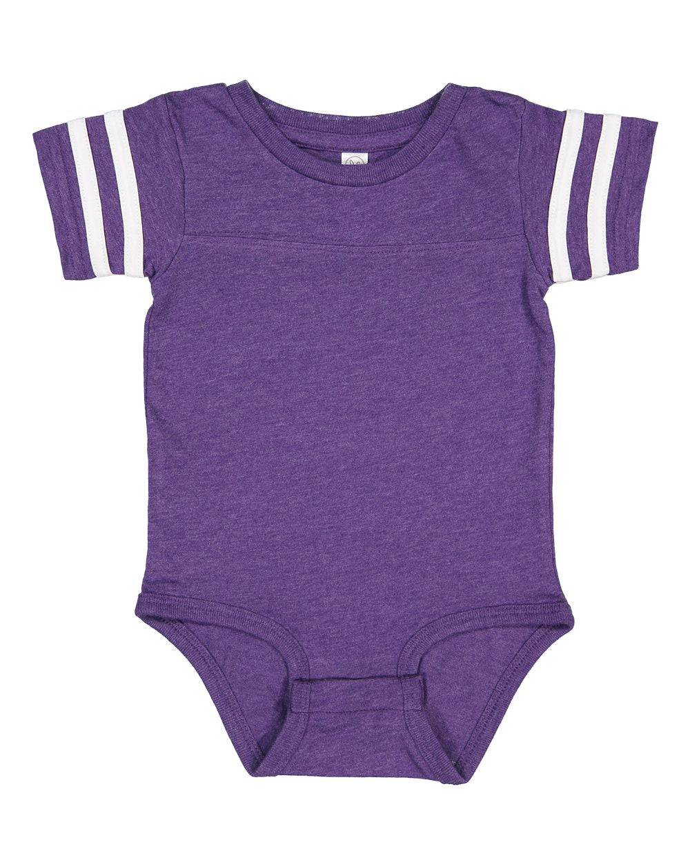 rabbit skins infant football jersey bodysuit vintage purple white