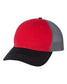 richardson cap red charcoal