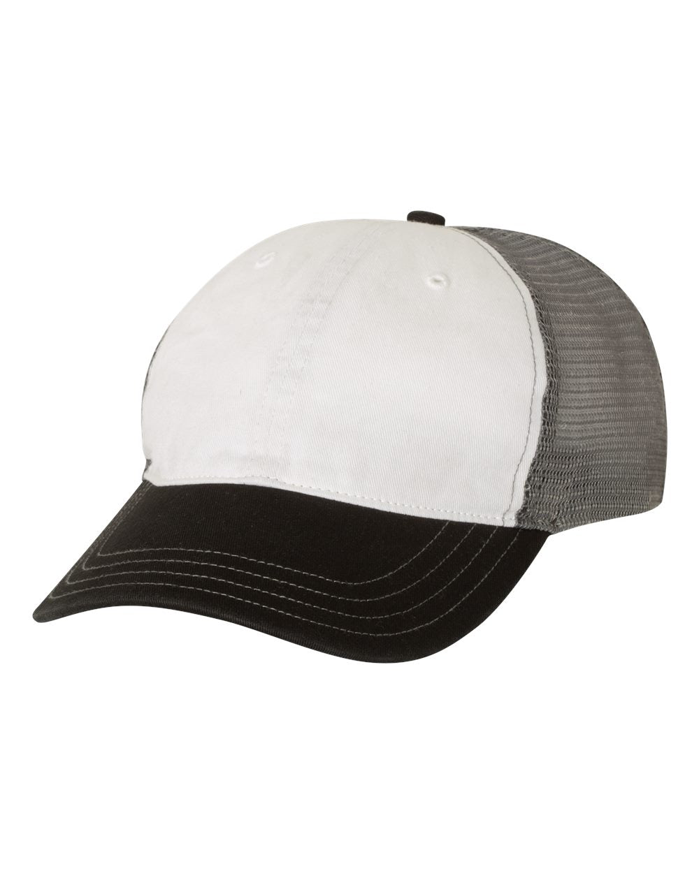 richardson cap black white charcoal