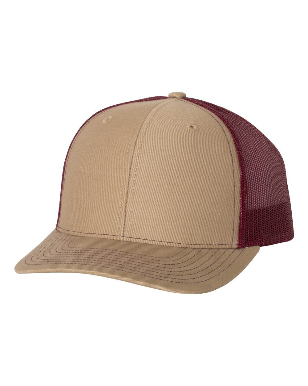 richardson cap kahki burgundy