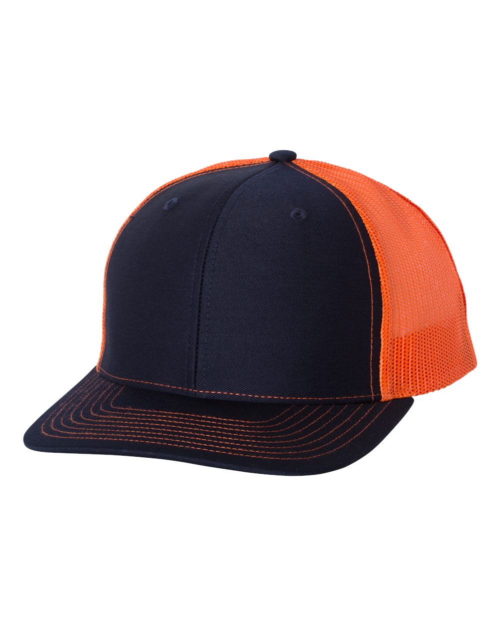 richardson cap navy orange
