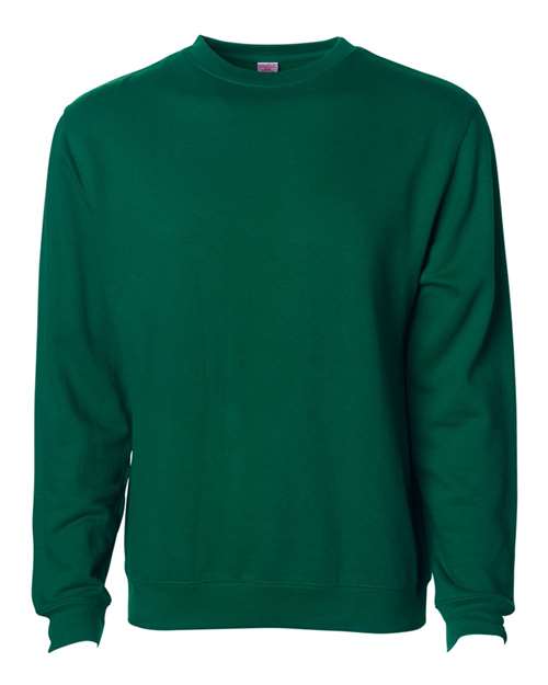 independent trading co crewneck sweatshirt dark green