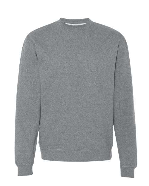 independent trading co crewneck sweatshirt gunmetal heather grey