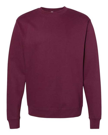 independent trading co crewneck sweatshirt maroon