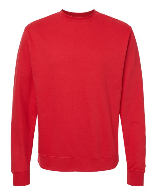 independent trading co crewneck sweatshirt red
