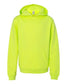 independent trading co youth hoodie safety yellow