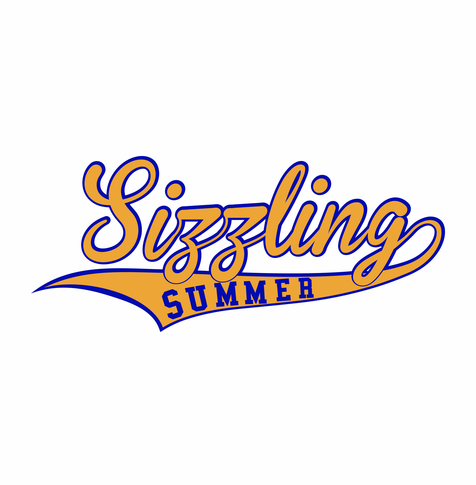 sizzling summer DTG design graphic