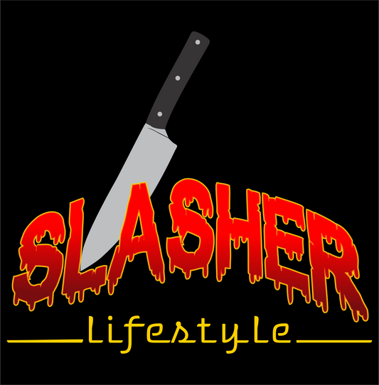 slasher thrasher halloween DTG design graphic