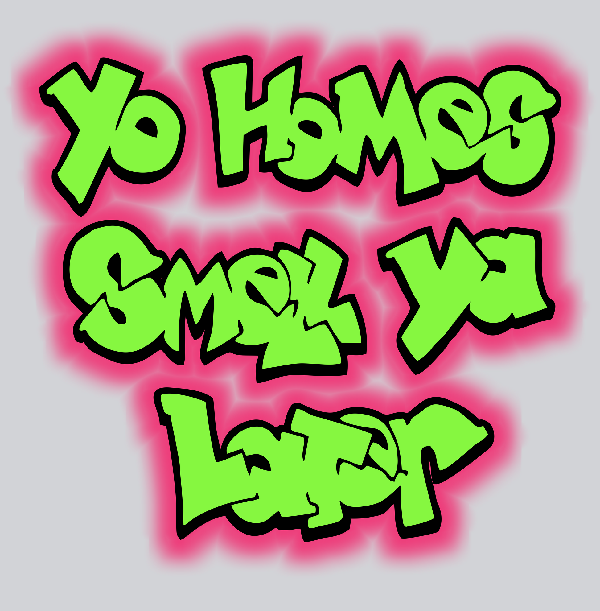 yo homes smell ya later fresh prince of bel air DTG design graphic