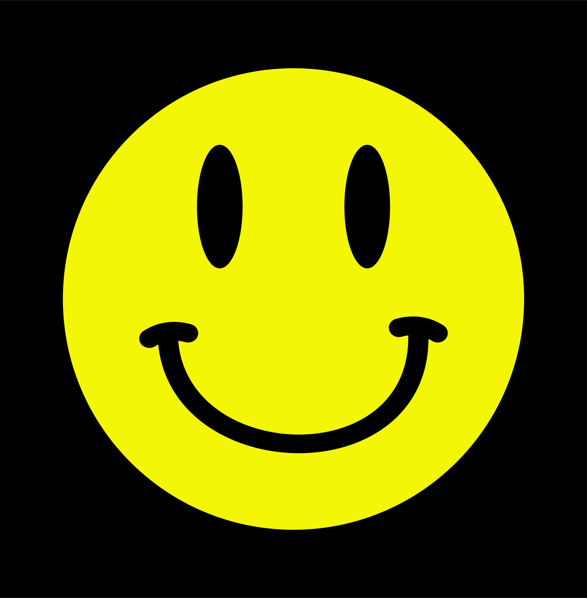 smiley face DTG design graphic