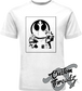 white youth tee with stormtroopers rebel alliance star wars DTG printed design