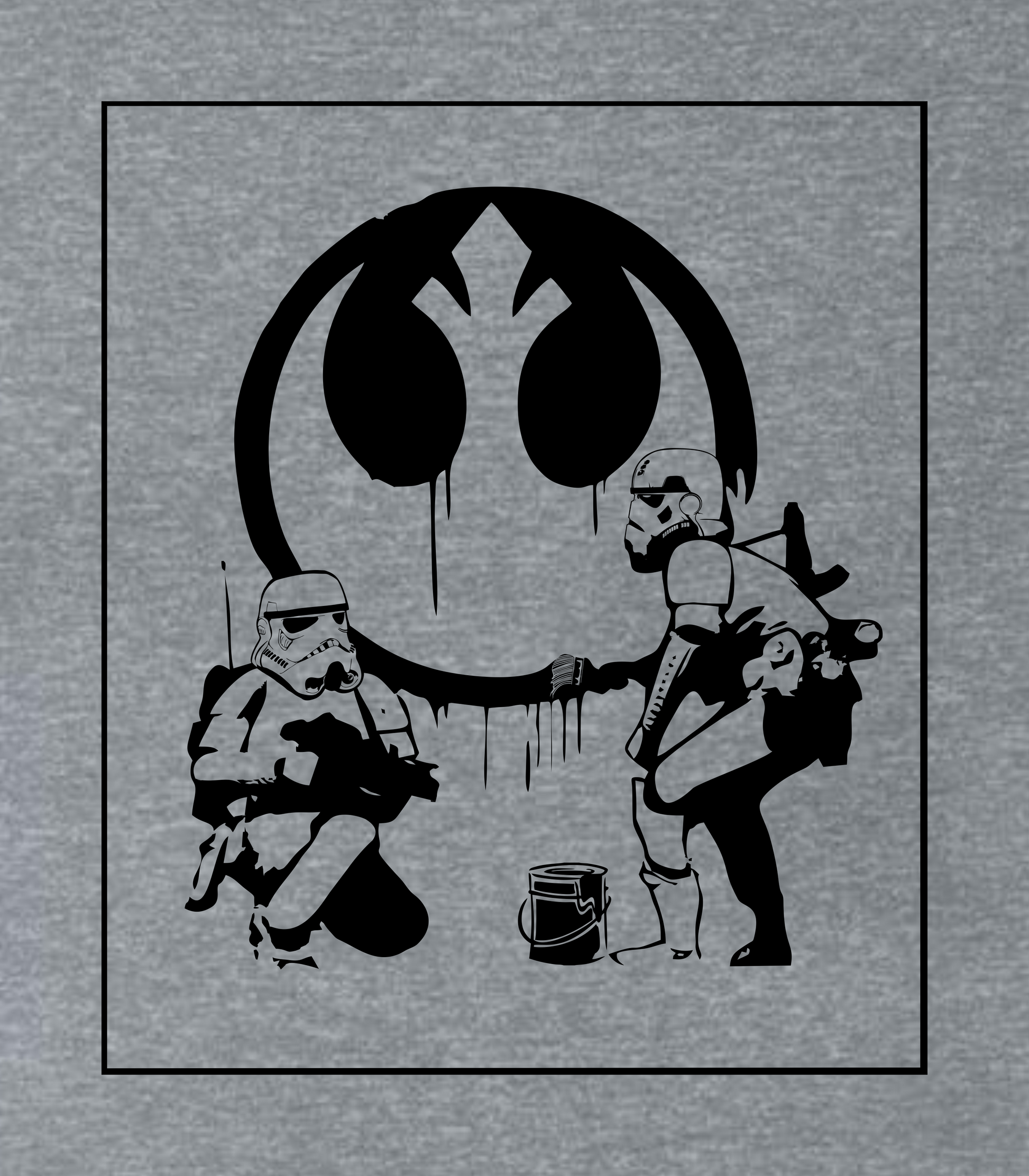 rebel alliance stormtroopers star wars DTG design graphic