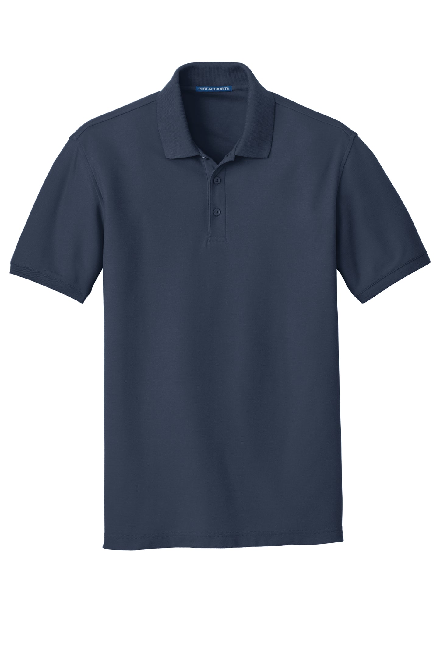 port authority tall core classic pique polo river blue navy