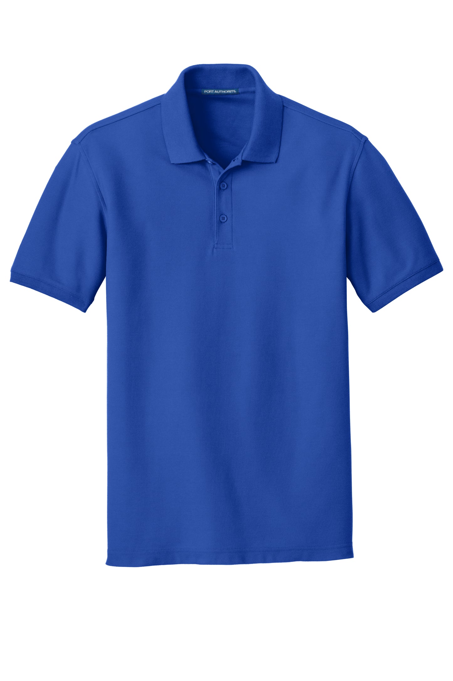 port authority tall core classic pique polo true royal blue